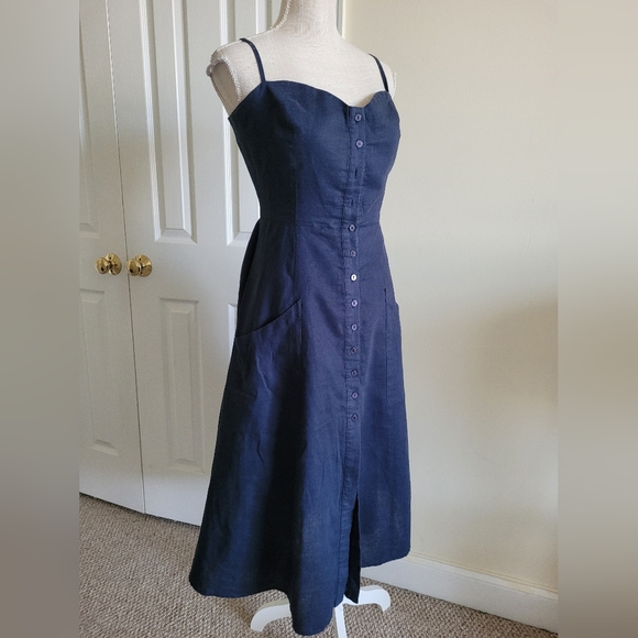 Slide show sundress linen blend - Picture 2 of 6